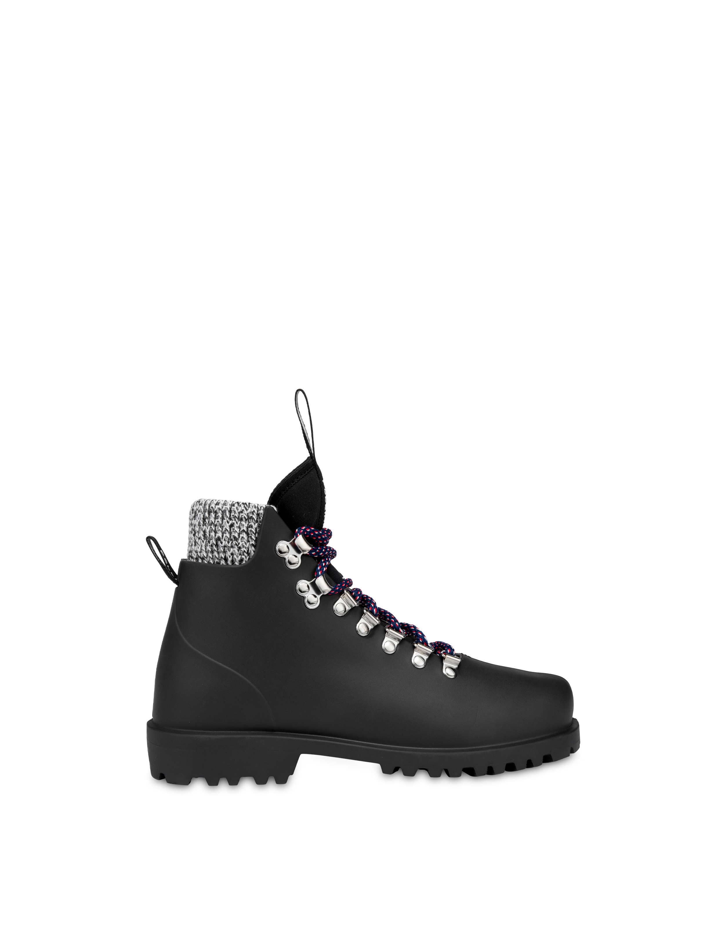 black rain ankle boots