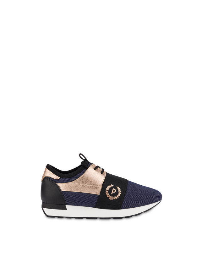 Elastic Run denim slip-on sneakers Photo 1