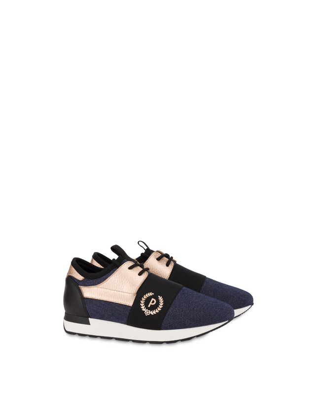 Elastic Run denim slip-on sneakers Photo 2