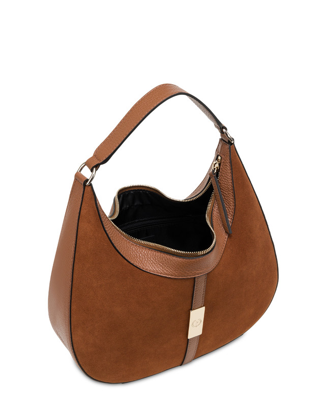 Essence crust leather micro hobo bag Photo 4