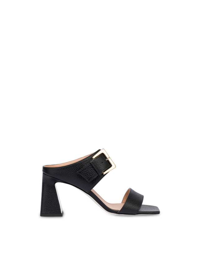 Ethos sandals in tumbled calfskin with buckle Photo 1