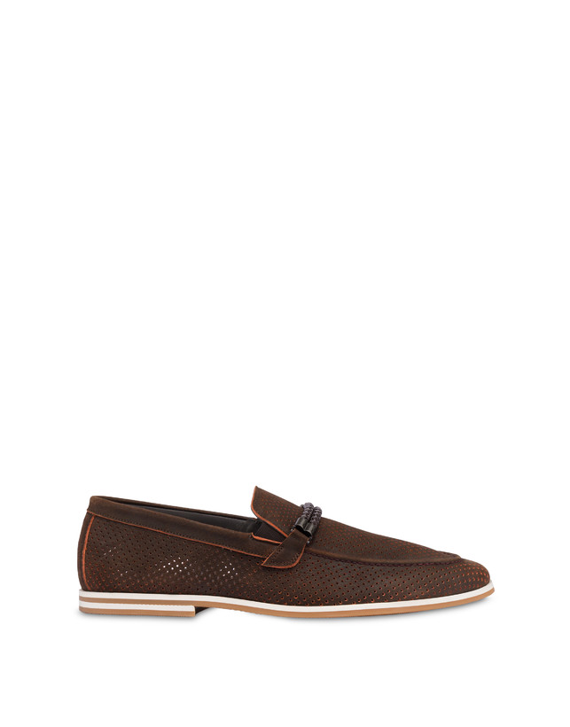 B-light perforated suede loafers Photo 1