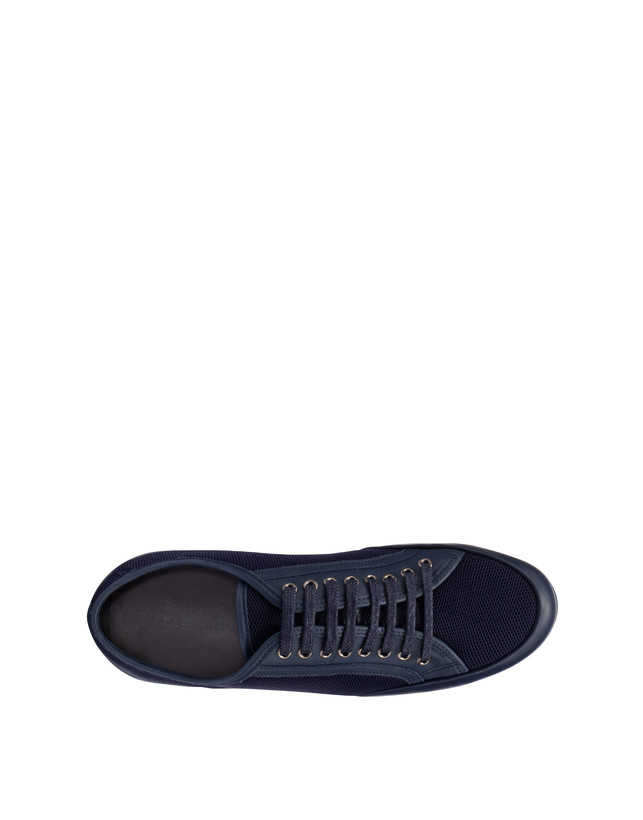 Sporty Driver calfskin and mesh sneakers Photo 3