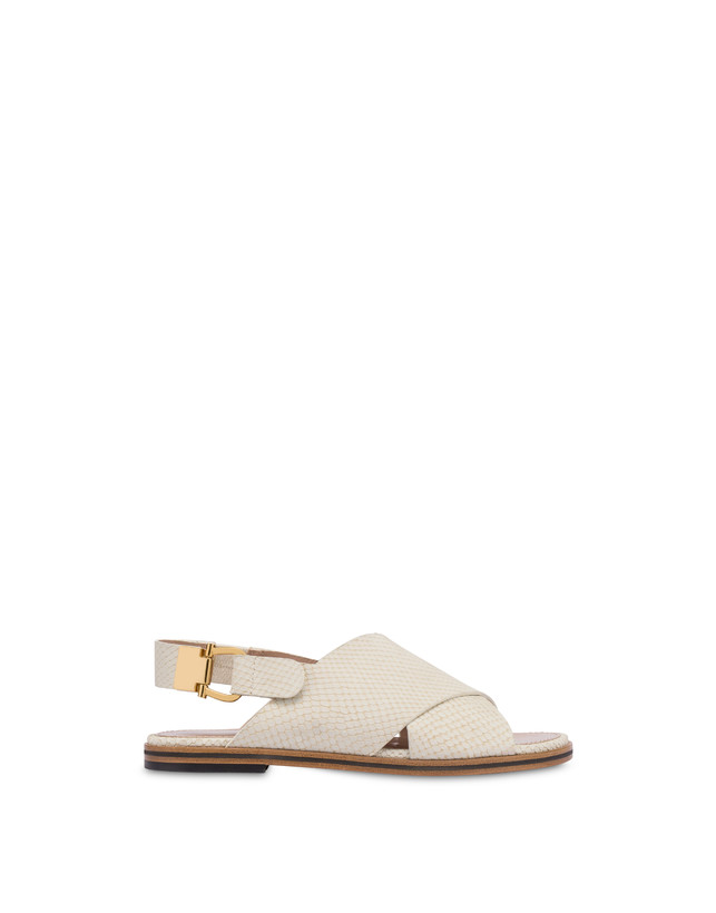Synthesis flatform sandals in nubuck Photo 1