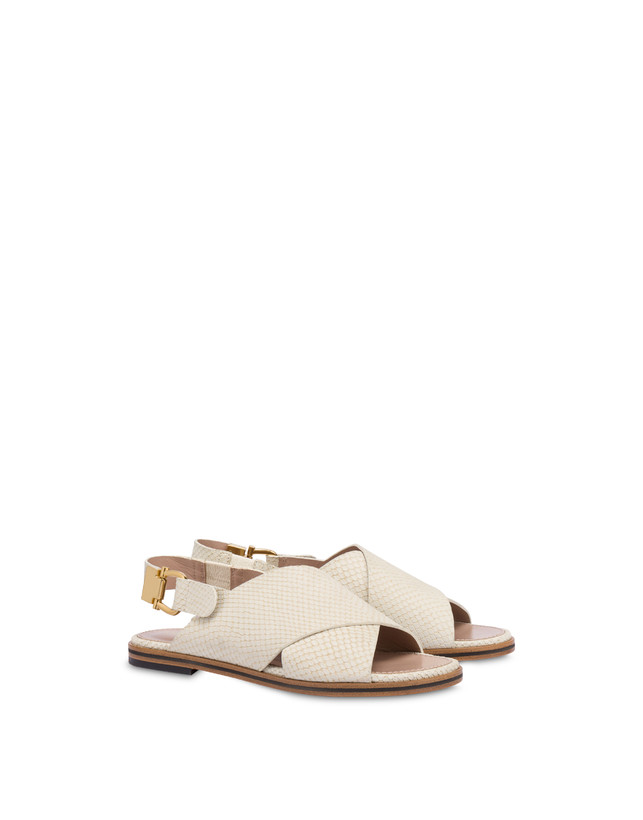Synthesis flatform sandals in nubuck Photo 2
