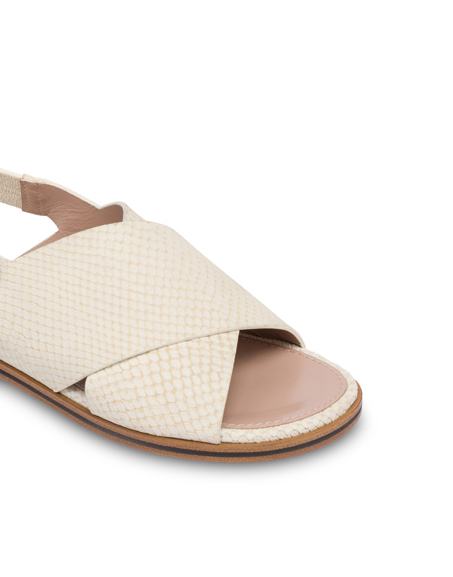 Synthesis flatform sandals in nubuck Photo 4