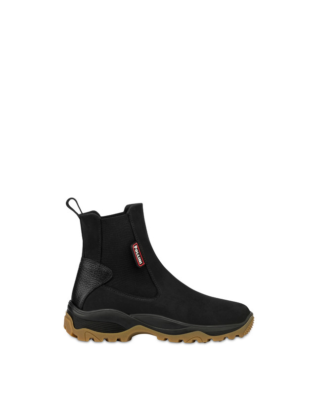 Ice Cracker Chelsea boots in nubuck and calfskin Photo 1