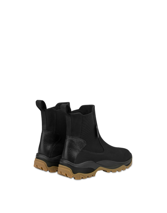 Ice Cracker Chelsea boots in nubuck and calfskin Photo 3