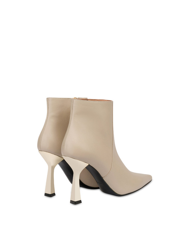 Advance Ivory Nappa Leather Ankle Boots Photo 3