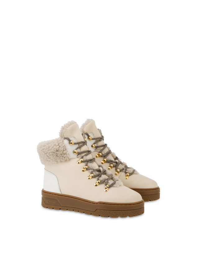 Ice Cracker nubuck and sheepskin walking boots Photo 2