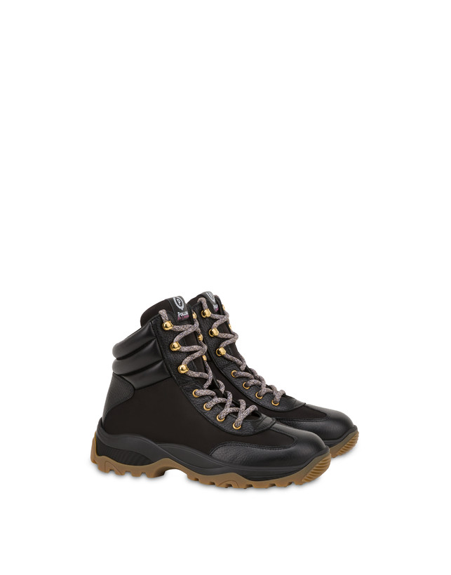 Ice Cracker high boots in nubuck and calfskin Photo 2