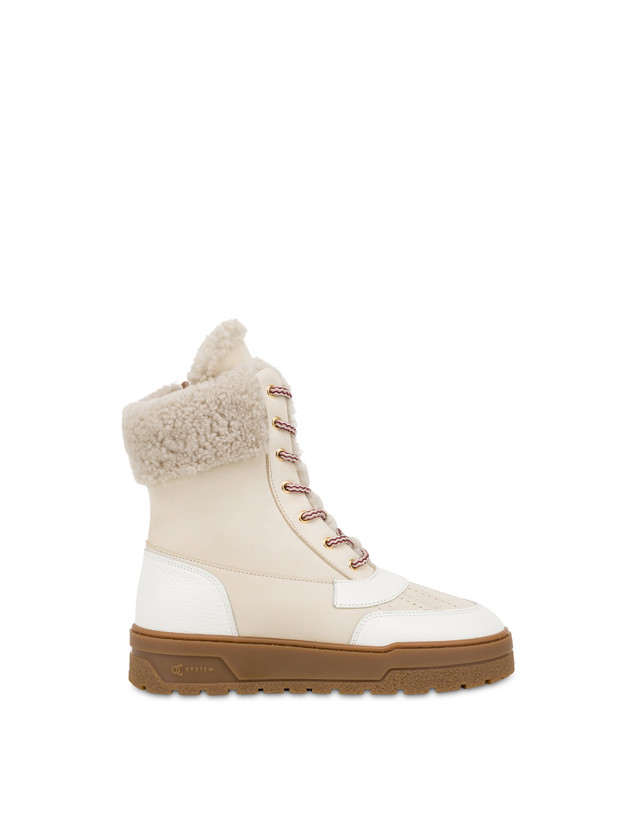 Ice Cracker high boots in nubuck and sheepskin Photo 1