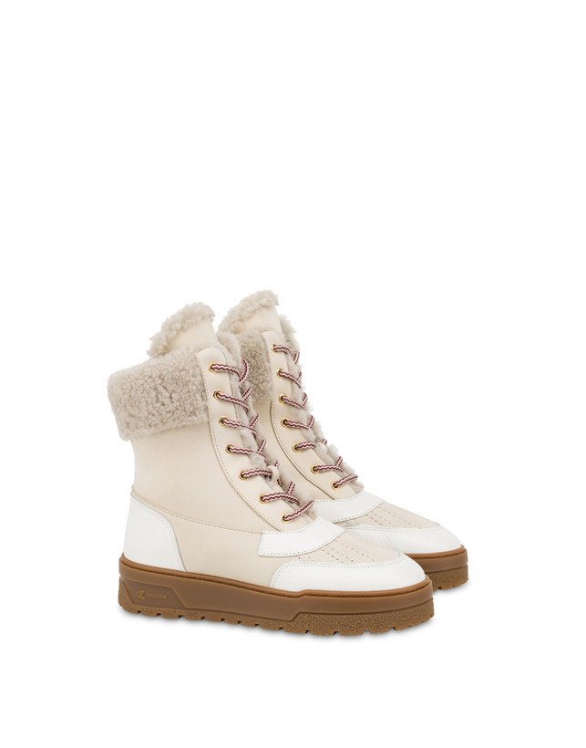 Ice Cracker high boots in nubuck and sheepskin Photo 2