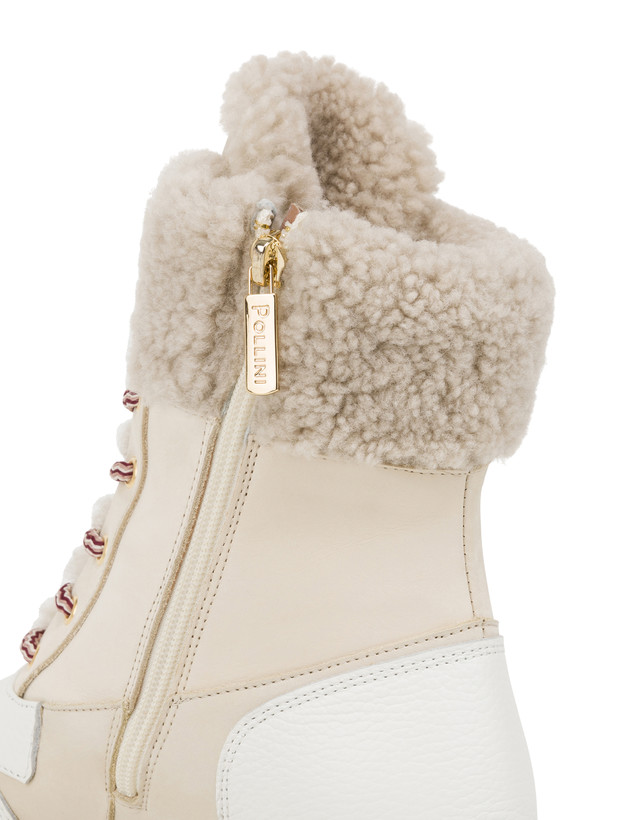 Ice Cracker high boots in nubuck and sheepskin Photo 4