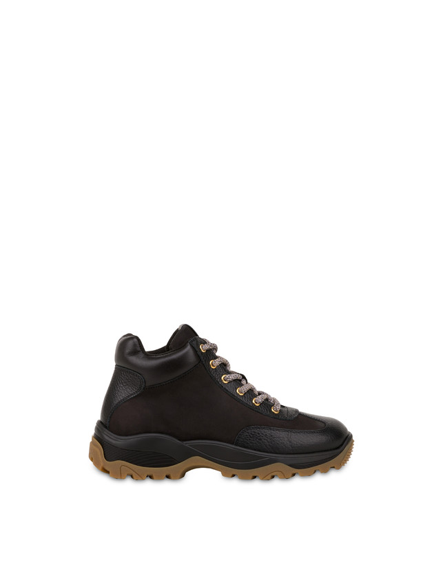 Ice Cracker walking boots in nubuck and calfskin Photo 1