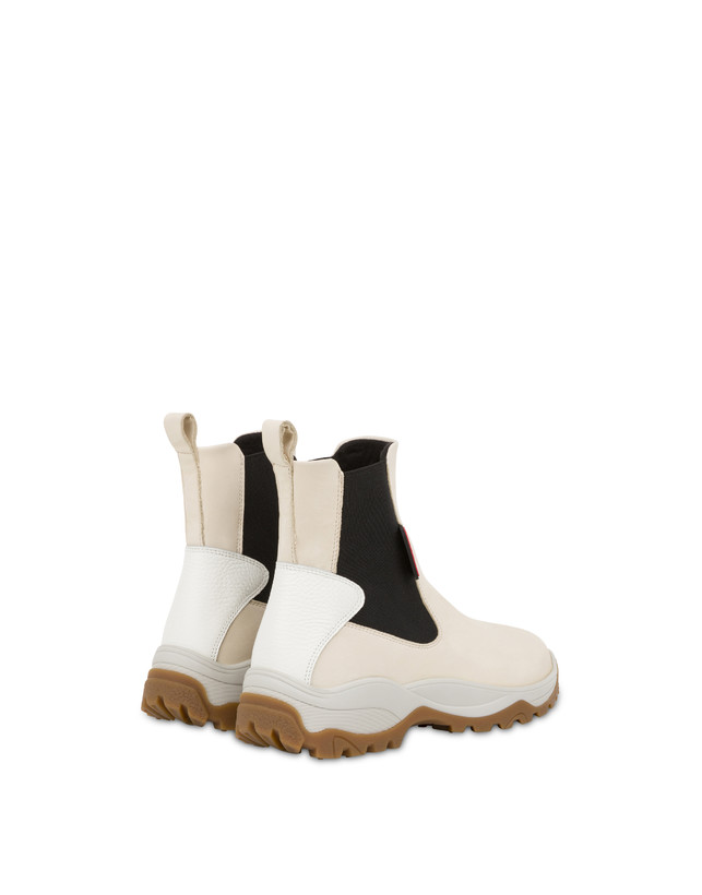 Ice Cracker Chelsea boots in nubuck and calfskin Photo 3