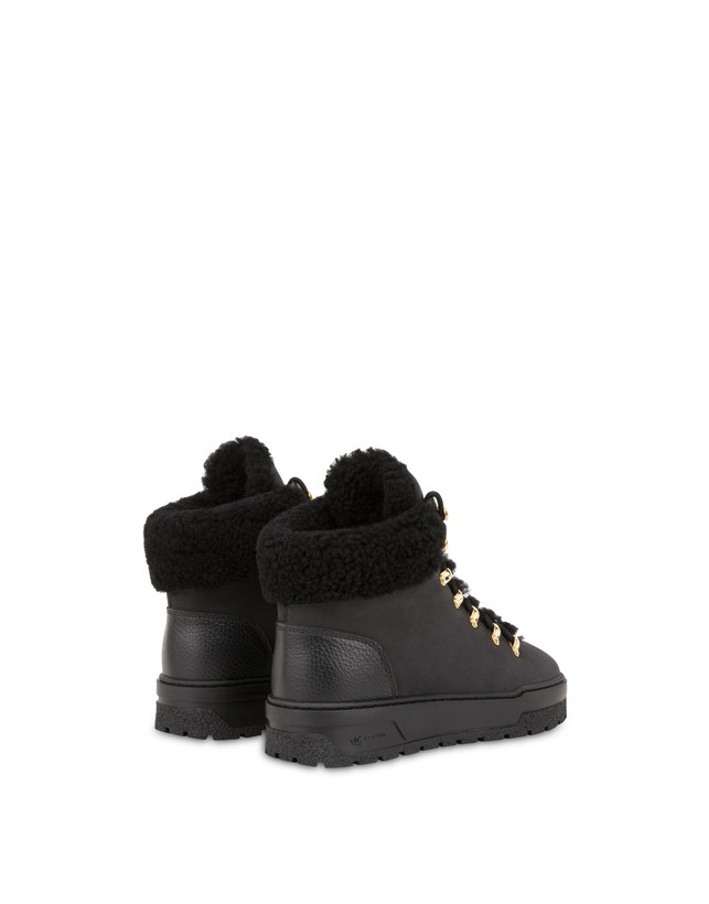 Ice Cracker nubuck and sheepskin walking boots Photo 3