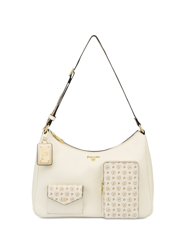 Pollini Hobo Bag Ecletic Avorio/avorio