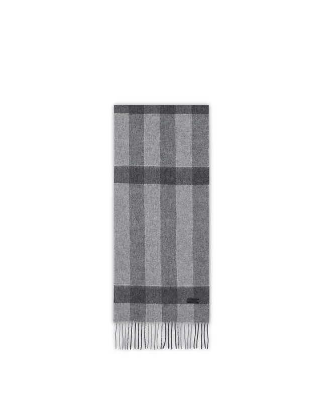 Wool blend scarf with stripes Photo 1