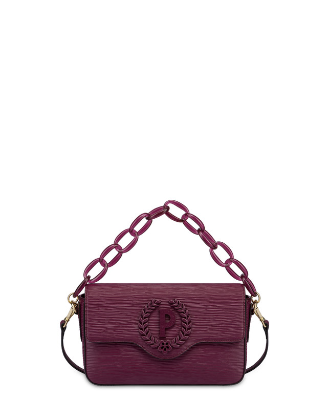 Pollini Candy Bag Con Maxi Catena Burgundy