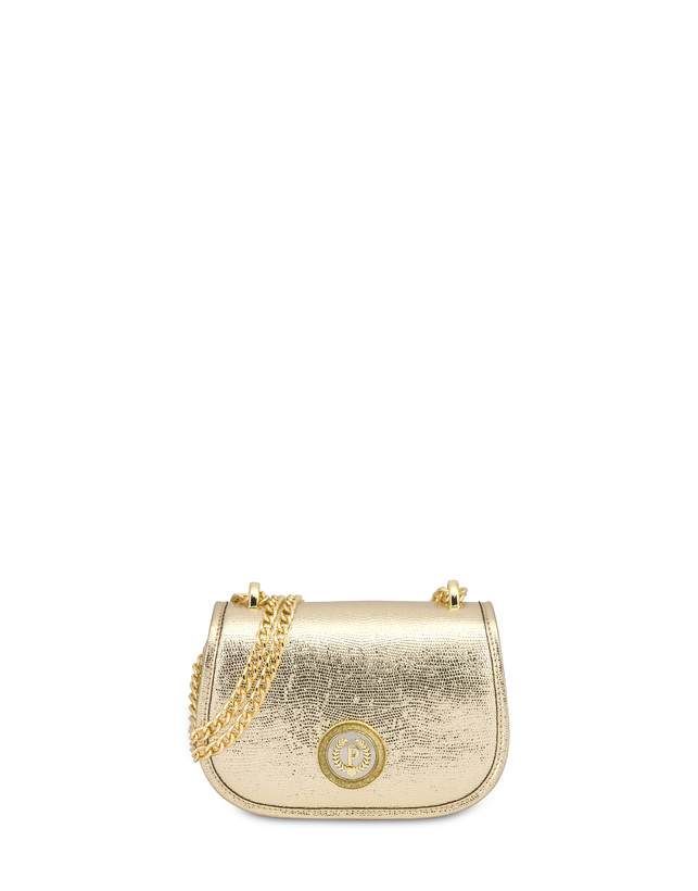 Pollini Mini Borsa Laminata Sara Oro