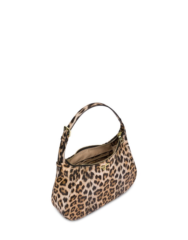 Hobo bag stampa leopardata Nina Photo 4