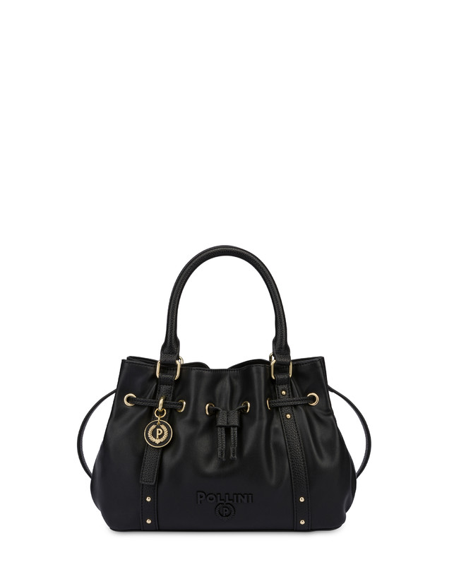 Pollini Piccola Borsa In Nappa Serena Nero/nero