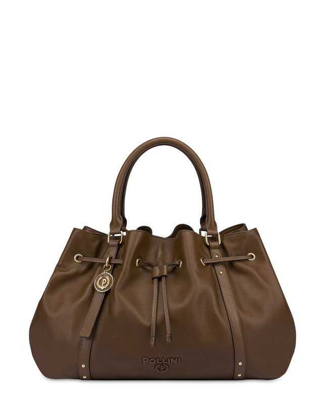 Serena double handle bag in Nappa leather Photo 1