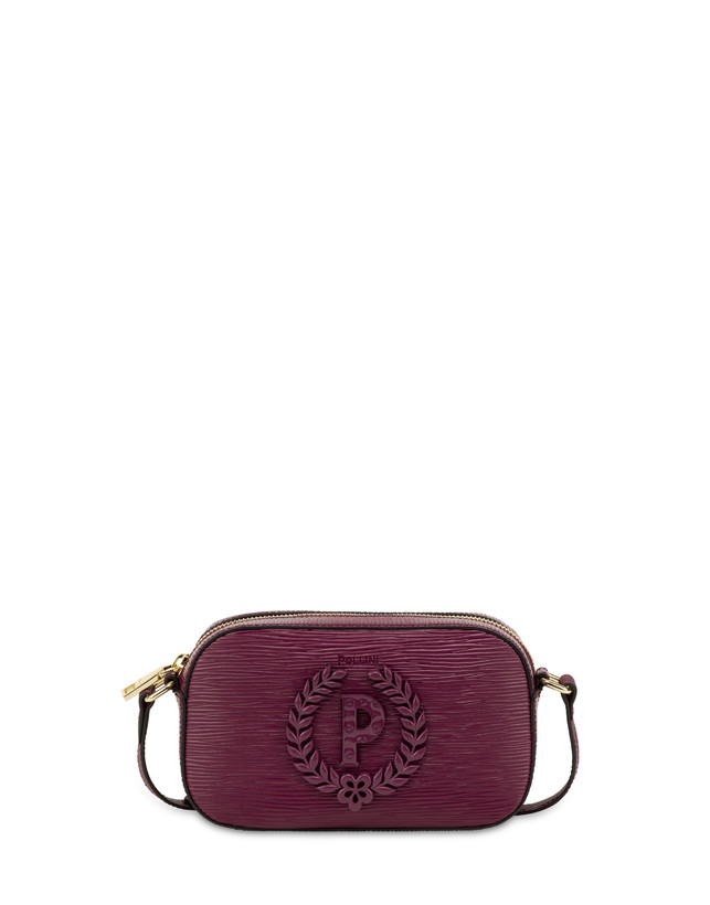 Pollini Camera Bag Enamel Allure Burgundy