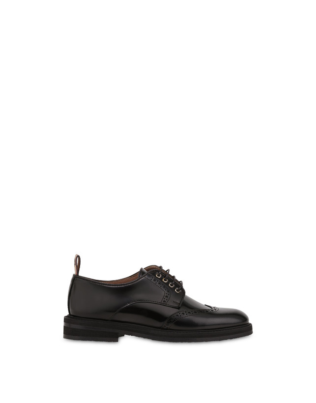 Pollini Derby In Vitello Abrasivato Mannish Nero