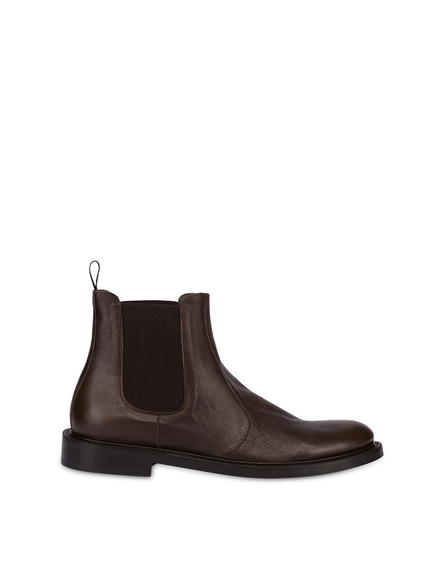 1920 Leather Chelsea Boot Dark Brown Pollini