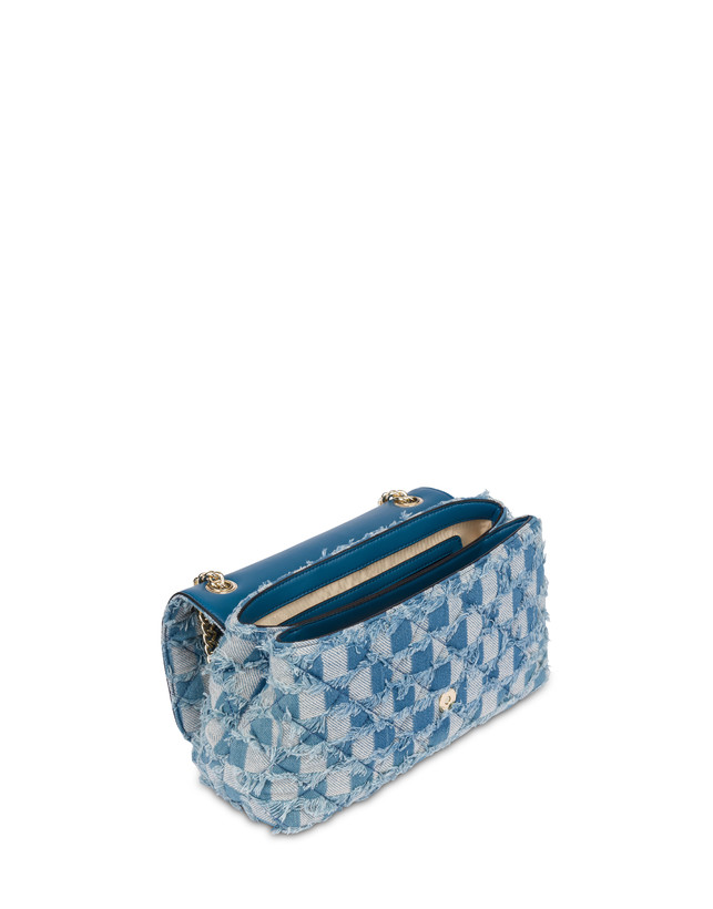 Waltzer Night shoulder bag in check denim Photo 4