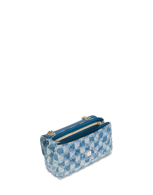 Kleine Tasche aus Denim Check Waltzer Night Photo 4