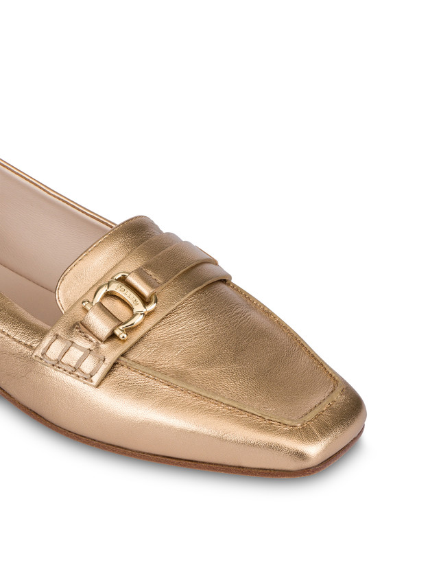 Uptown metallic Nappa leather loafers Photo 4