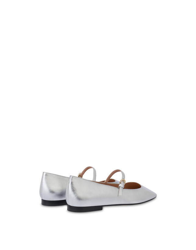 Ballerine in nappa laminata Nina Photo 3