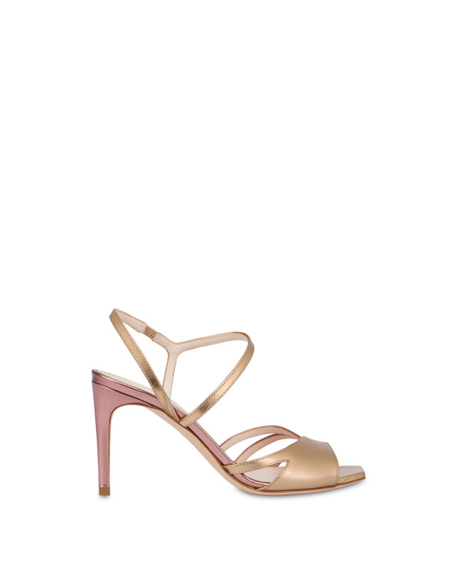 Oblique metallic Nappa leather sandal Photo 1