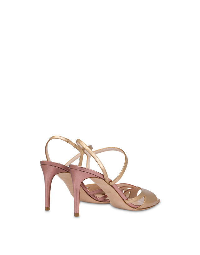 Oblique metallic Nappa leather sandal Photo 3