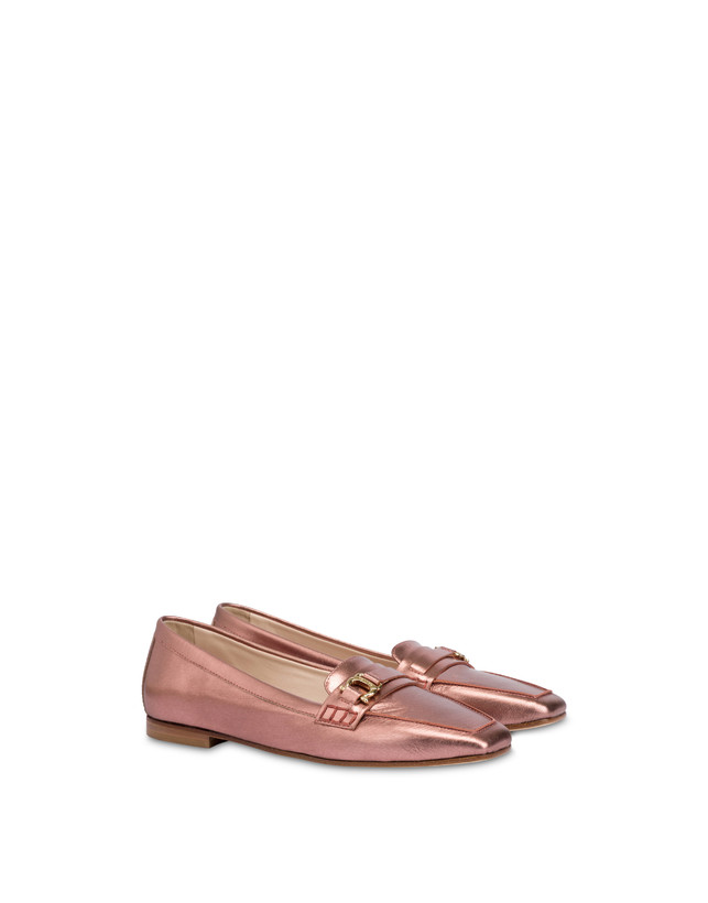 Uptown metallic Nappa leather loafers Photo 2