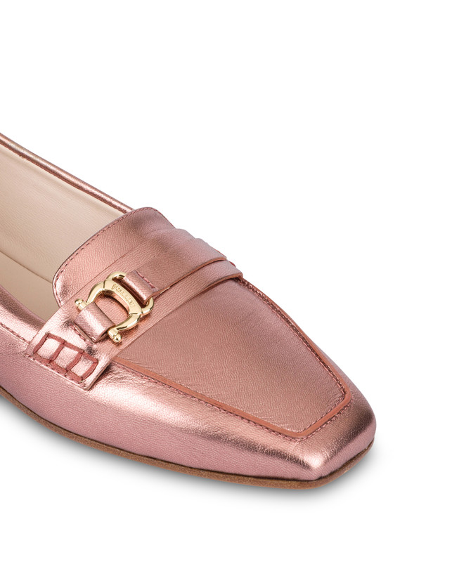 Uptown metallic Nappa leather loafers Photo 4