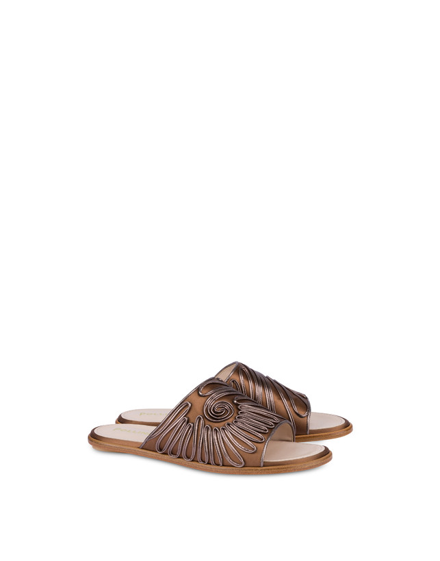 Prestige satin slider sandals Photo 2