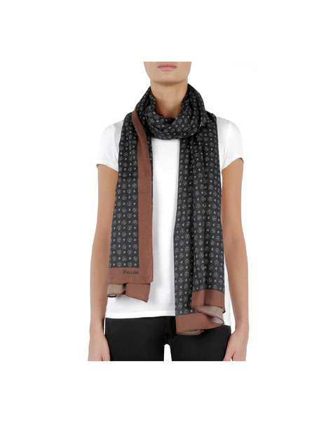 Heritage scarf BLACK/BROWN