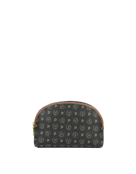 Heritage Logo Classic pouch BLACK/BROWN