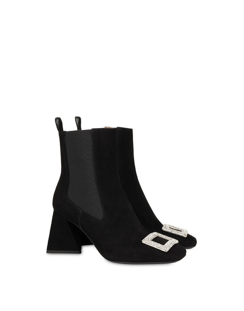 Future Pyramid suede ankle boots BLACK