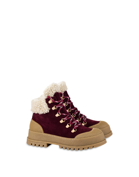 Made For Walking walking boots in crust leather BORDEAUX/BEIGE
