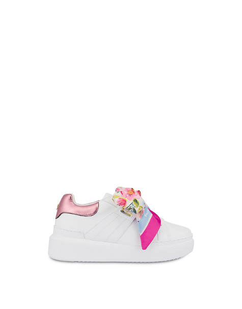 Sneakers Carrie con fiocco BIANCO/ROSA