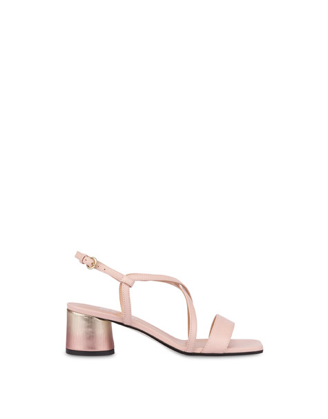 Corinto metallic heel sandals NUDE/NUDE