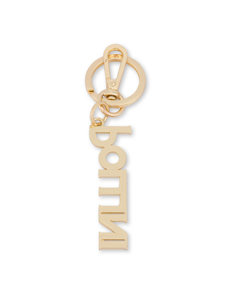 Charm portachiavi Lettering Logo con strass ORO/GIALLO
