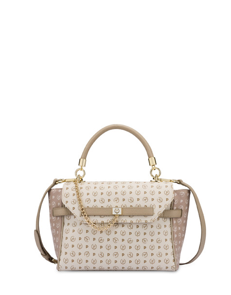Heritage Soft Touch two-tone crossbody bag IVORY/BEIGE/ICE