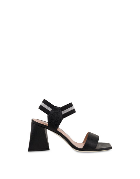 Colorful Band high sandals with elastics BLACK/BLACK-SILVER