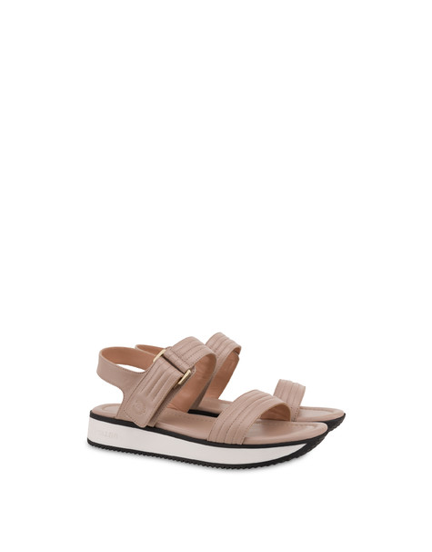 Walk In Nature nappa leather sandals NUDE